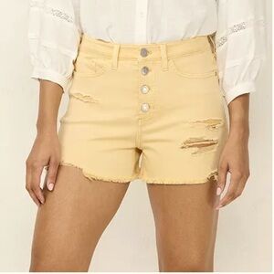 Brand Lauren Conrad High Rise Button Fly Cut-Off Short